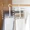 5in1 Space Saving Pants Hanger Stainless Steel Folding Trouser Tie Rack Closet Organizer 0