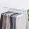 5in1 Space Saving Pants Hanger Stainless Steel Folding Trouser Tie Rack Closet Organizer 4