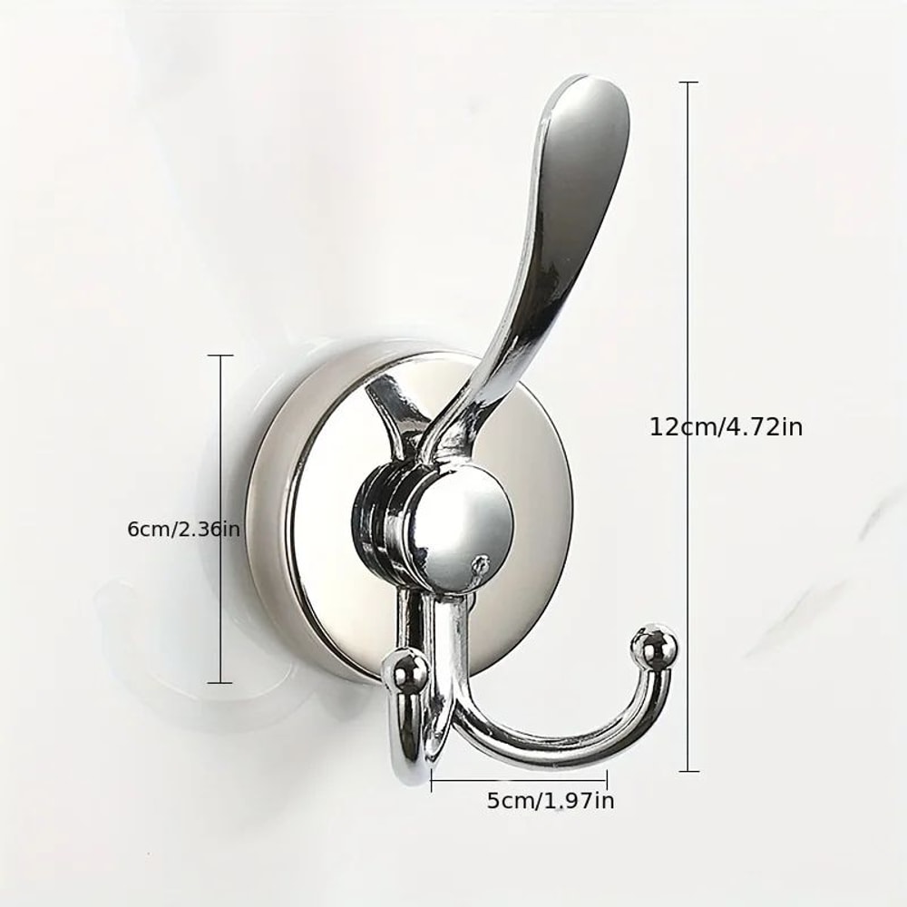 Heavy Duty Stainless Steel Suction Cup Hooks Waterproof Wall Mount Reusable Hangers For Bathroom A 4