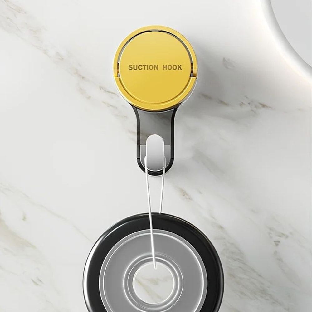 No Drill Vacuum Suction Cup Hooks Contemporary Wall Mount Towel Hooks For Bathroom Kitchen Home O 4