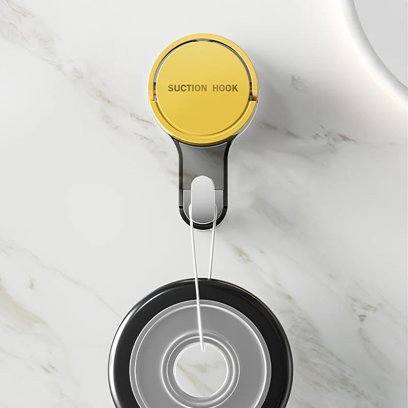 No Drill Vacuum Suction Cup Hooks Contemporary Wall Mount Towel Hooks For Bathroom Kitchen Home O 4