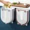 Foldable Hanging Trash Can With Cabinet Hook Portable Countertop Waste Bin For Kitchen Bathroom S 0