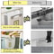 Foldable Hanging Trash Can With Cabinet Hook Portable Countertop Waste Bin For Kitchen Bathroom S 4
