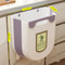 Foldable Hanging Trash Can With Cabinet Hook Portable Countertop Waste Bin For Kitchen Bathroom S 11