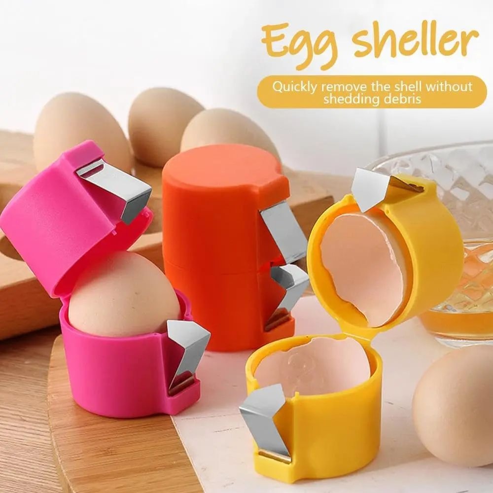 Handheld Egg Opener Cracker Set Food Safe Egg Breaker Tool For Cooking Baking And Camping 3