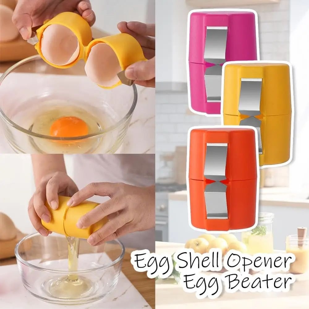 Handheld Egg Opener Cracker Set Food Safe Egg Breaker Tool For Cooking Baking And Camping 4