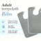 Adult Bibs For Elderly Adults Adjustable Machine Washable Eating Protectors With Towel Wipe 2