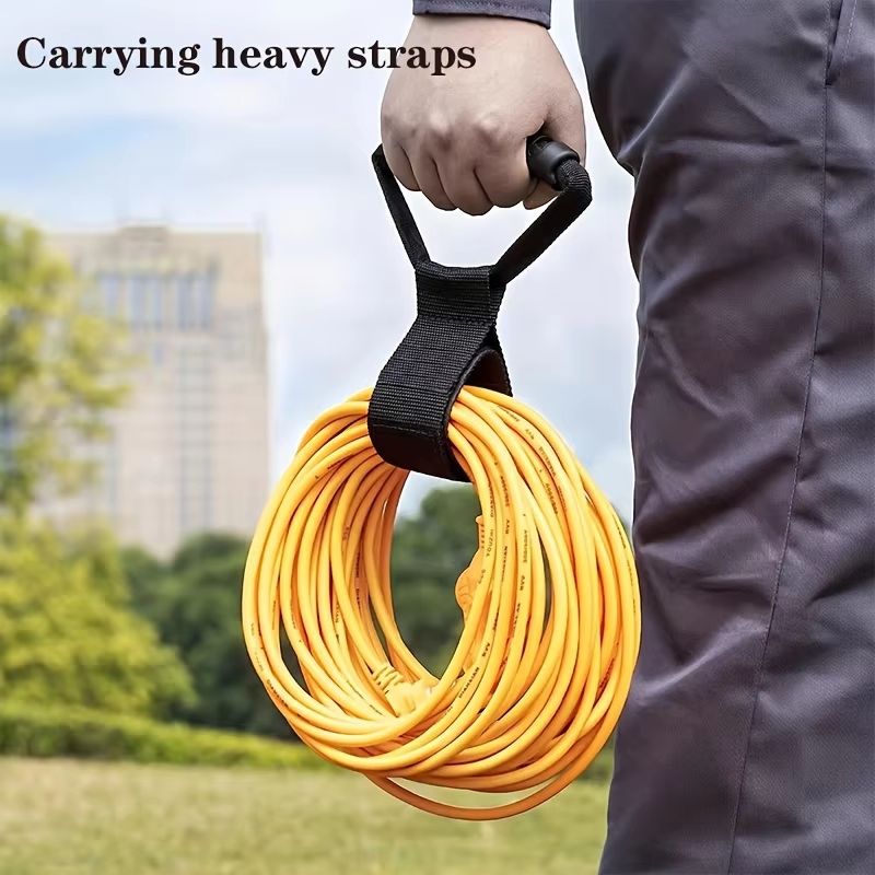 Extension Cord And Hose Storage Straps Heavy Duty Reusable Ties For Garage Garden And Pool Hoses 1