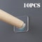 No Drill Curtain Rod Holders With Strong Adhesive Shower Tension Rod Brackets For Bathroom Windo