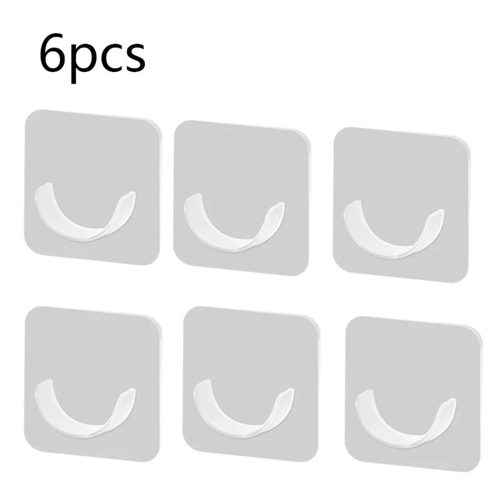 No Drill Curtain Rod Holders With Strong Adhesive Shower Tension Rod Brackets For Bathroom Windo