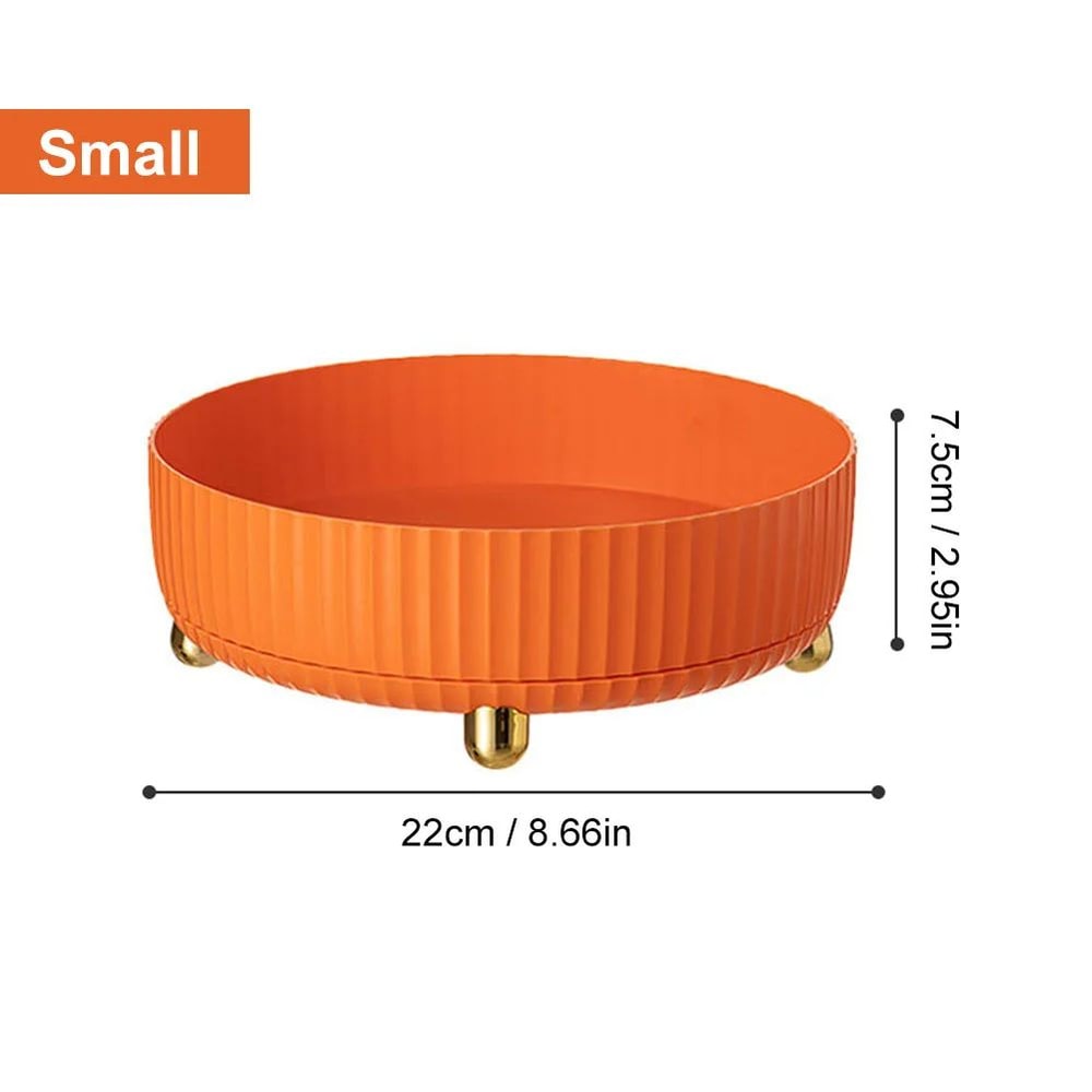 360 Rotating NonSlip Spice Rack Organizer Wide Base Pantry Cabinet Turntable For Kitchen Seasoning 7