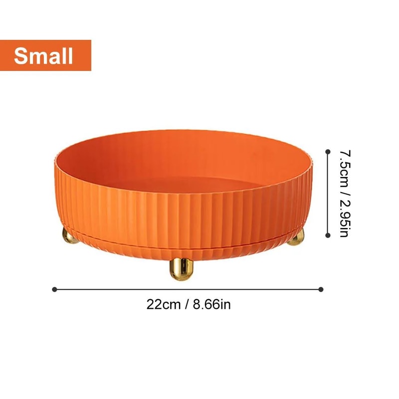 360 Rotating NonSlip Spice Rack Organizer Wide Base Pantry Cabinet Turntable For Kitchen Seasoning 7