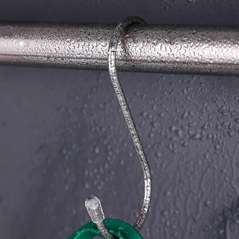 10 Pcs 304 Stainless Steel S Hooks Heavy Duty Kitchen Railing Hanging Hooks For Clothes Handbags