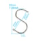 10 Pcs 304 Stainless Steel S Hooks Heavy Duty Kitchen Railing Hanging Hooks For Clothes Handbags