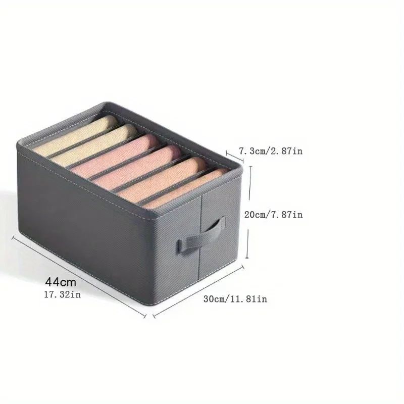 PP Board Clothes Storage Box Organizer Divided Closet Organizer For Jeans Sweaters Shirts Pants 6