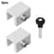 2 Pcs Adjustable Window Lock Stoppers No Drill Sliding Window Safety Locks For Kids Pets Anti The 4