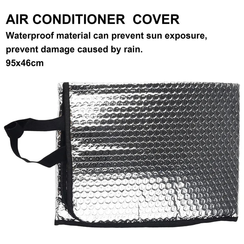 Outdoor Air Conditioner Cover Waterproof Sun Rain Protection AntiDust Snow AC Cleaning Cover For 5