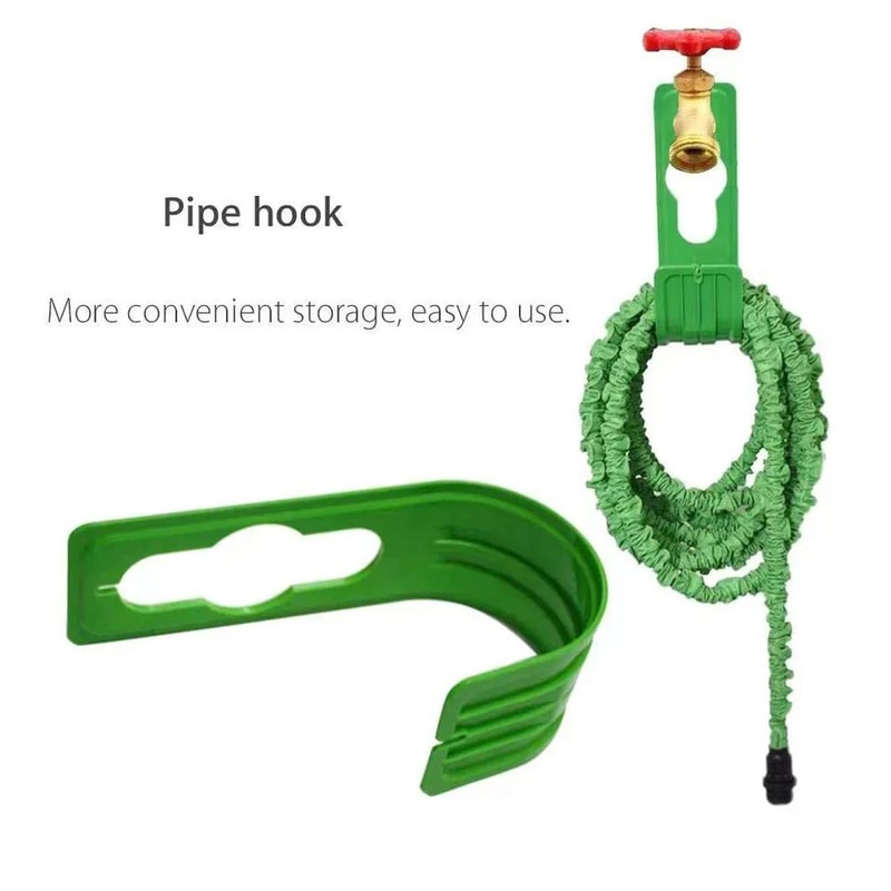 Wall Mounted Garden Hose Organizer HeavyDuty Water Pipe Reel Rack For Neat Tangle Free Storage 3