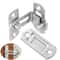 90 Stainless Steel Sliding Door Lock Right Angle Latch Bolt For Barn Doors Cabinets Closets 2