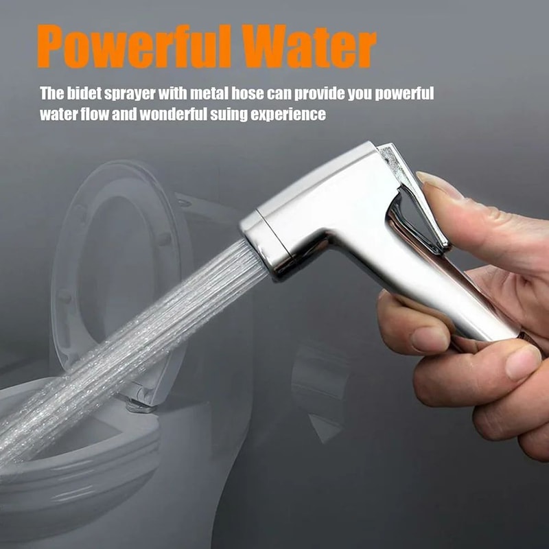 Handheld Bidet Toilet Sprayer SelfCleaning Shattaf Spray Head For Hygienic Bathroom Use 1