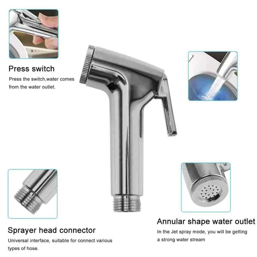 Handheld Bidet Toilet Sprayer SelfCleaning Shattaf Spray Head For Hygienic Bathroom Use 4