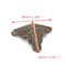 12 Pcs Decorative Furniture Corner Protectors Carved Triangle Brackets For Boxes Cabinets Storage 5