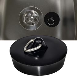 universal rubber drain stopper – leak-proof sink & floor drain plug for kitchen, bathroom & laundry