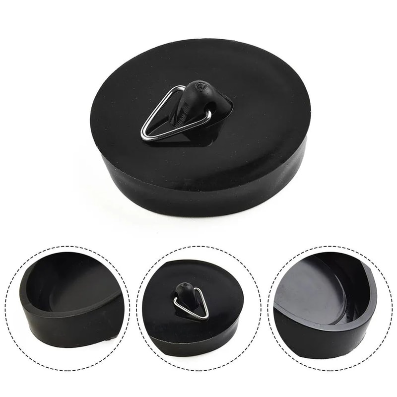 Universal Rubber Drain Stopper LeakProof Sink Floor Drain Plug For Kitchen Bathroom Laundry 2