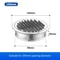 Round Stainless Steel Air Vent Grille Exterior Wall Vent Cover With Insect Protection 10