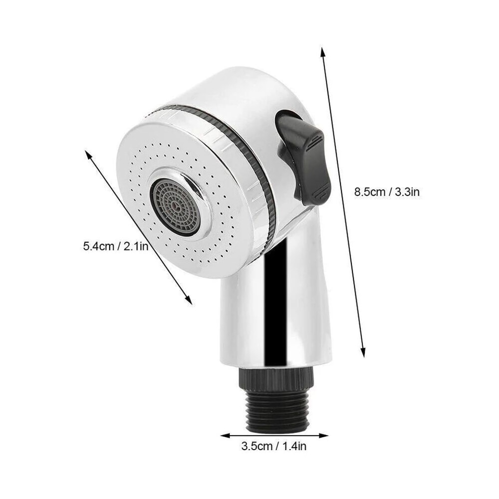 G12 Interface Water Saving Shower Head High Pressure Shampoo Shower Head With Side Switch 5
