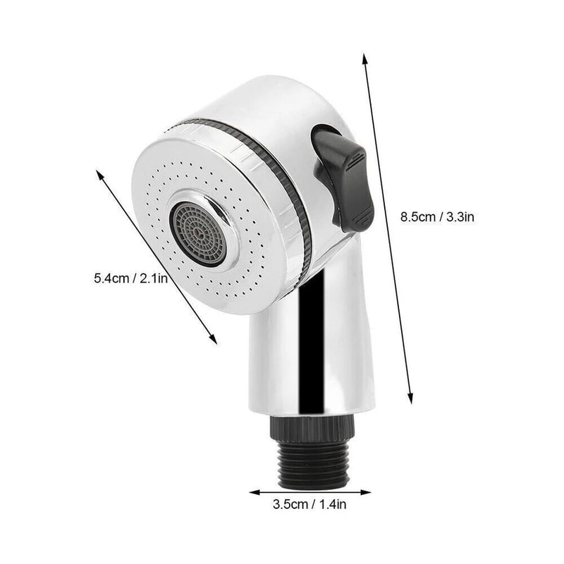 G12 Interface Water Saving Shower Head High Pressure Shampoo Shower Head With Side Switch 5