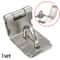 1 Pc Stainless Steel Padlock Hasp Staple 90 Degree Latch Secure Door Gate Shed Lock 0