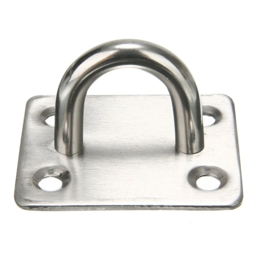 1 Pc Stainless Steel Padlock Hasp Staple 90 Degree Latch Secure Door Gate Shed Lock 5