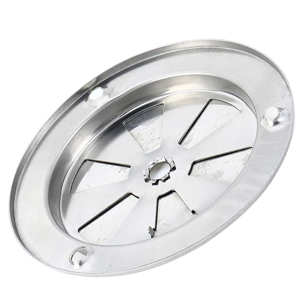 Stainless Steel BBQ Smoker Exhaust Vent Adjustable Air Vent Damper Replacement Part 1