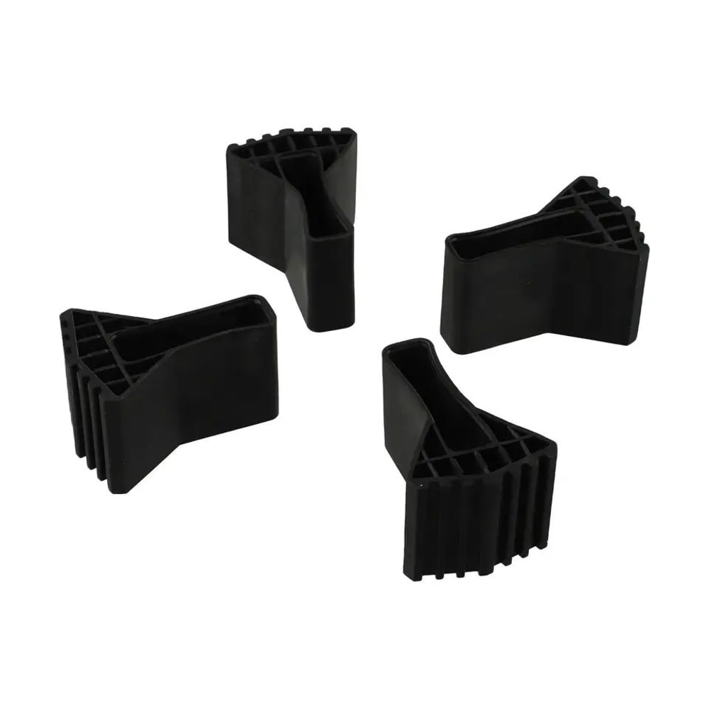 4 Pcs Non Slip Ladder Foot Pads Rubber Replacement Feet Covers For Ladder Chair Furniture Legs 3