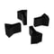 4 Pcs Non Slip Ladder Foot Pads Rubber Replacement Feet Covers For Ladder Chair Furniture Legs 3