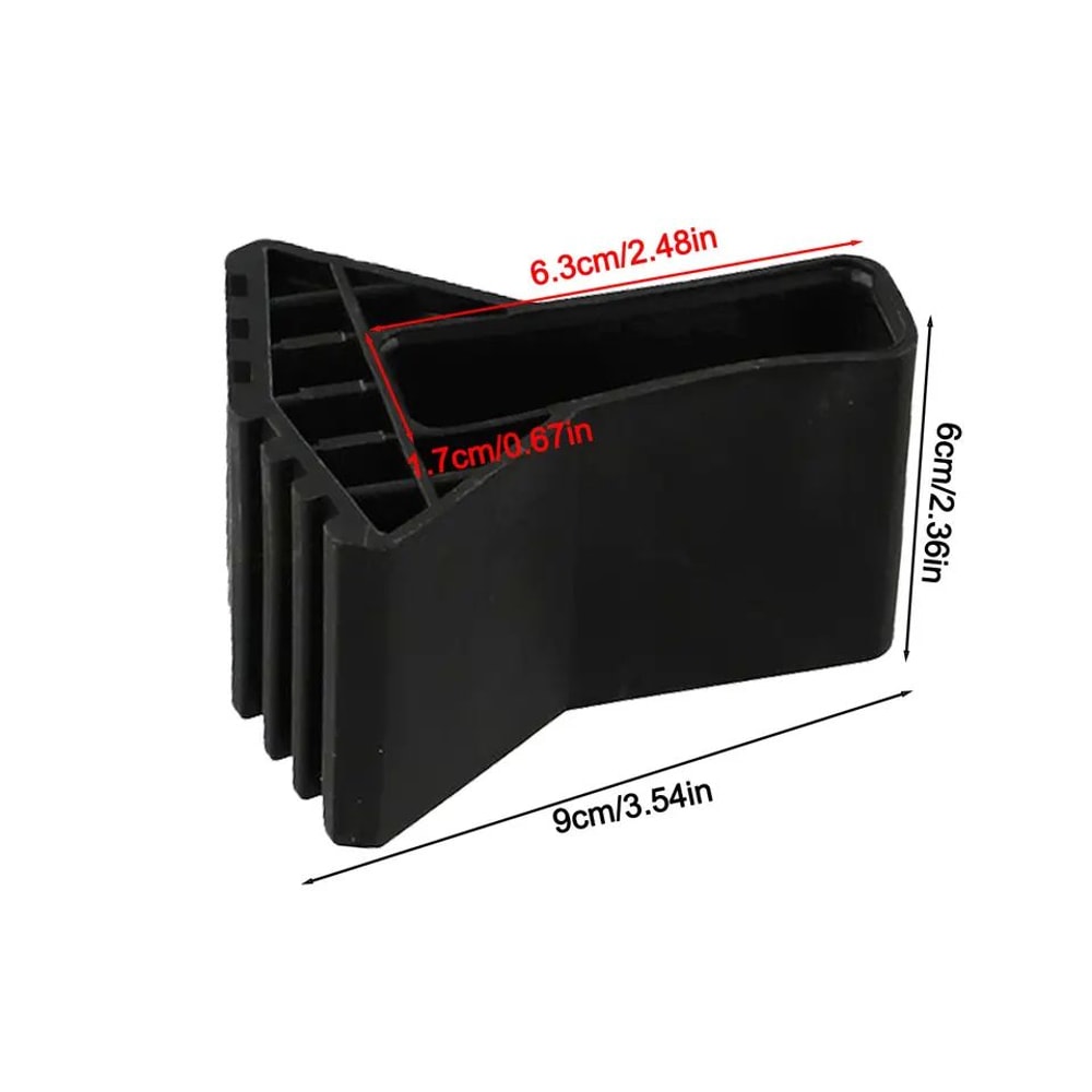 4 Pcs Non Slip Ladder Foot Pads Rubber Replacement Feet Covers For Ladder Chair Furniture Legs 5