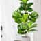Artificial Ficus Tree Large Fake Rubber Plant Branch With Fiddle Leaves For Home Garden Decor 3