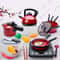Kids Pretend Kitchen Toy Set Cooking Cookware Cutting Fruit Play Kitchen For Girls 0