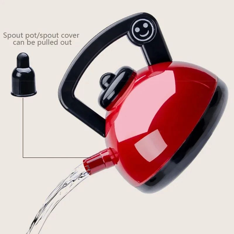 Kids Pretend Kitchen Toy Set Cooking Cookware Cutting Fruit Play Kitchen For Girls 5