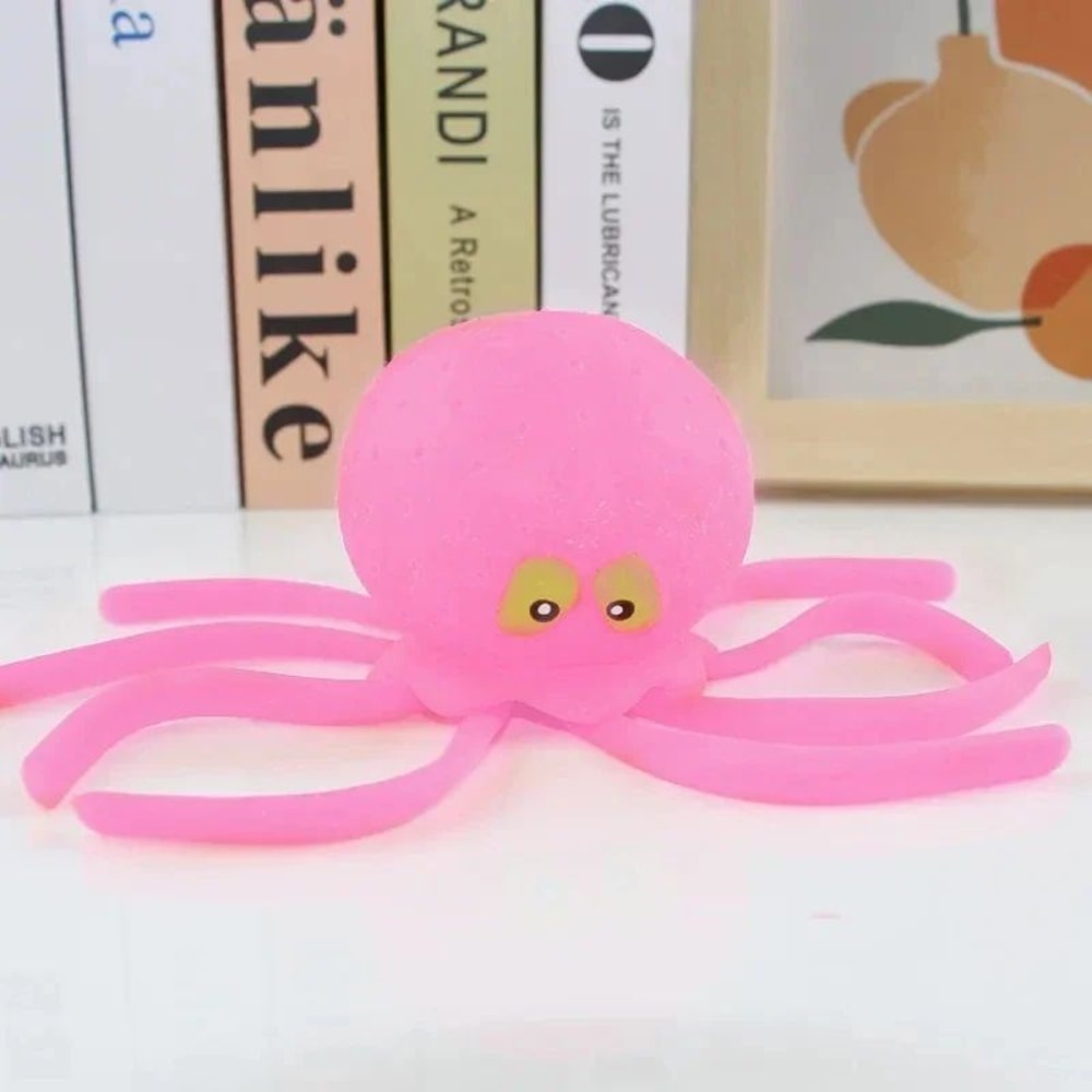 Octopus Sponge Bath Toy For Babies Water Absorbing Squeeze Toy For Bath Pool Play 10