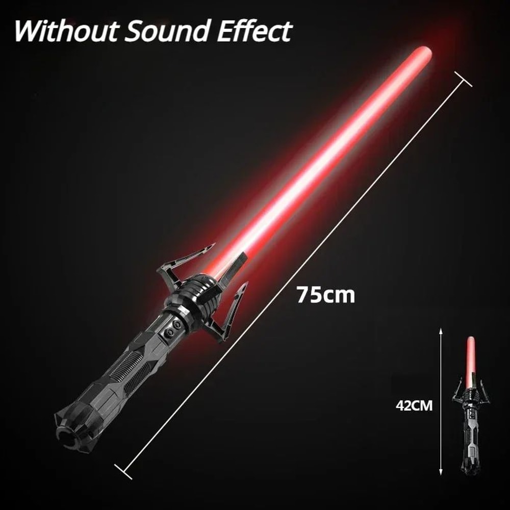 Telescopic Light Up Sword Toy RGB LED Laser Saber For Kids 3 9