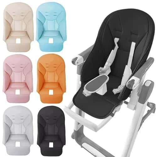 Baby Chair Seat Cushion Cover – PU Leather Padded Stroller & High Chair Protector