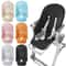 Baby Chair Seat Cushion Cover PU Leather Padded Stroller High Chair Protector 0