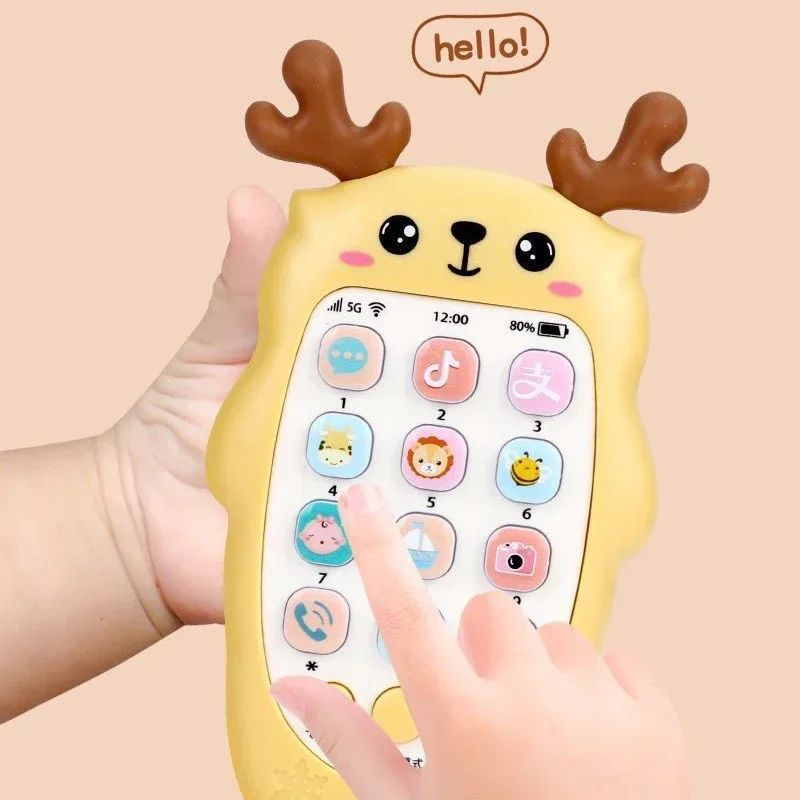 Baby Educational Phone Toy Bilingual Talking Music Learning Toy For Infants 3