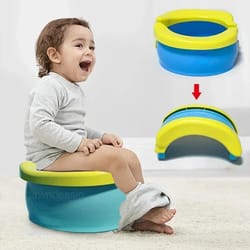 foldable kids potty training seat – portable easy-clean toilet seat for boys & girls
