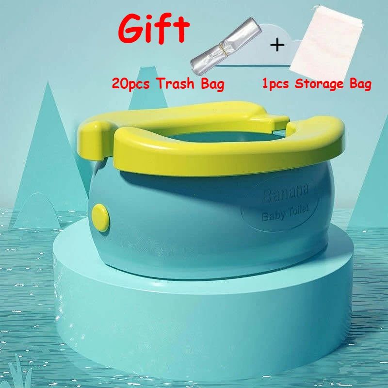Foldable Kids Potty Training Seat Portable EasyClean Toilet Seat For Boys Girls 7