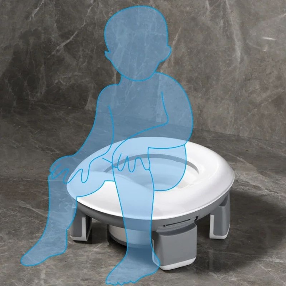 3in1 Portable Travel Potty For Kids Foldable Toilet Seat With Disposable Bags 2