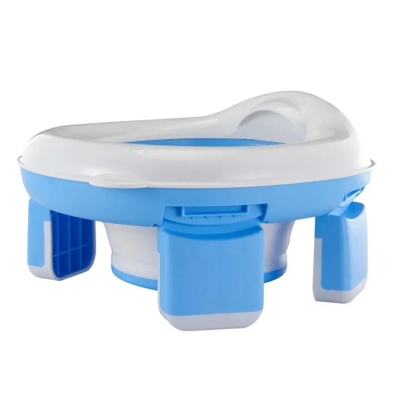 3in1 Portable Travel Potty For Kids Foldable Toilet Seat With Disposable Bags 8