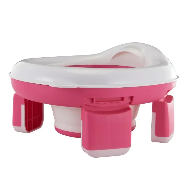 3in1 Portable Travel Potty For Kids Foldable Toilet Seat With Disposable Bags 9